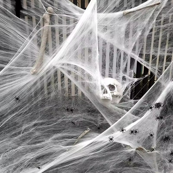 Gothic Crypt Artificial Stretchy Cobweb