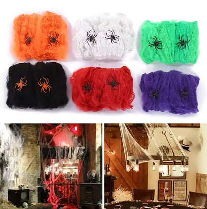 Gothic Crypt Artificial Stretchy Cobweb