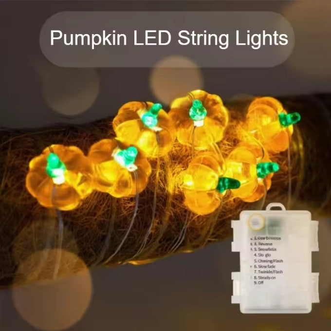 Ember Pumpkin Portable LED String Lights