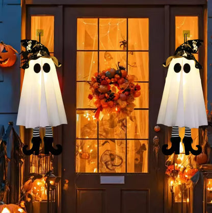 Specter Light-Up Hanging Ghosts - Eerie LED Glowing Halloween Decor | Nocturne Decor