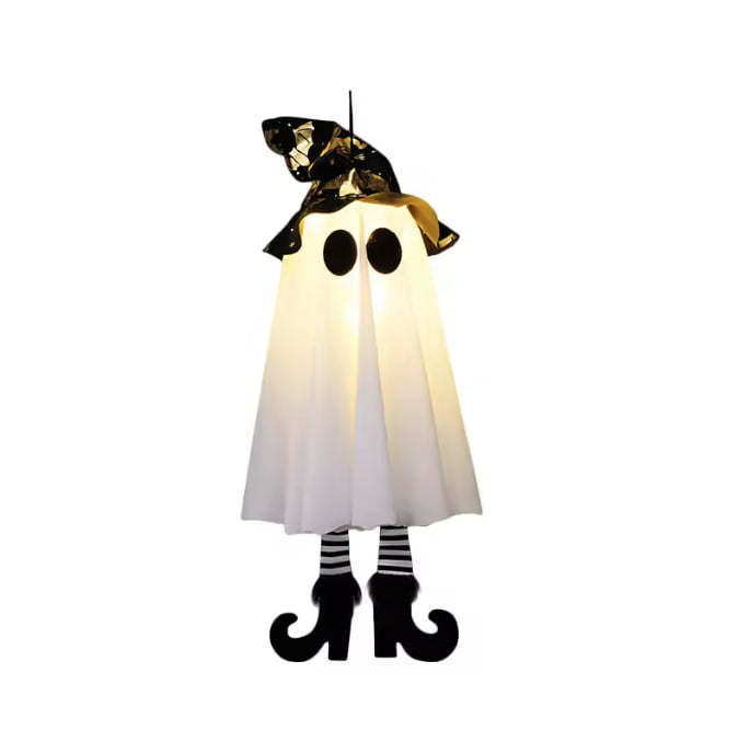 Specter Light-Up Hanging Ghosts - Eerie LED Glowing Halloween Decor | Nocturne Decor