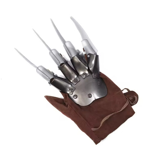 Freddy Krueger Nightmare Cosplay Glove — Metallic Razor Blade Horror Handwear Prop | Nocturne Decor