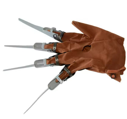 Freddy Krueger Nightmare Cosplay Glove — Metallic Razor Blade Horror Handwear Prop | Nocturne Decor