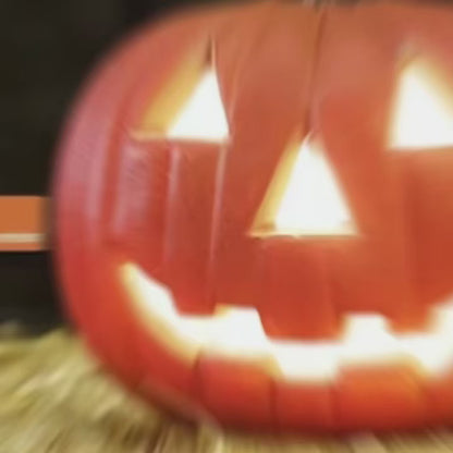 Jack-O'-Lantern Glowing LED Pumpkin - Spooky Gothic Holiday Ambiance | Nocturne Decor