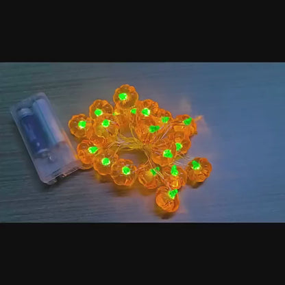 Ember Pumpkin Portable LED String Lights