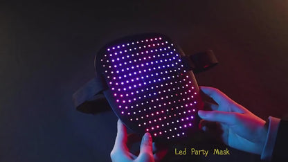 Phantom Gesture-Sensing LED Mask — Light-Up Motion Control Transforming Face | Nocturne Decor
